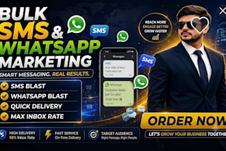do bulk sms marketing and bulk whatsapp marketing campaign