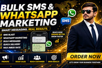 do bulk sms marketing and bulk whatsapp marketing campaign