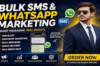do bulk sms marketing and bulk whatsapp marketing campaign