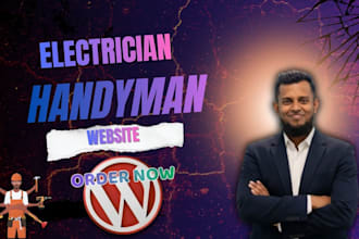 make a wordpress website for plumber, electrician, handyman
