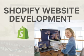 develop or redesign shopify ecommerce and dropshipping website