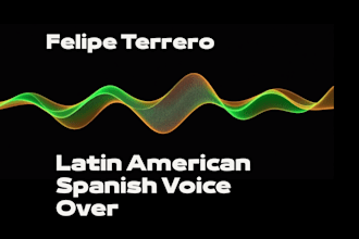 record a latin american spanish commercial voice over
