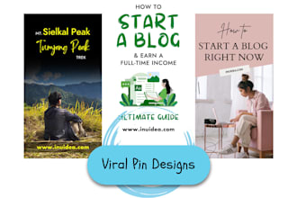 design attractive and viral pinterest pins for your business