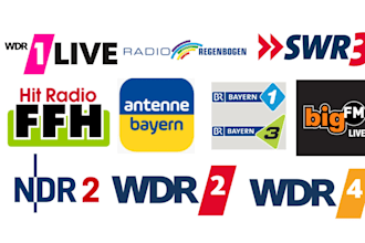 promote and airplay your songs on major german radios