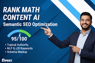 do rank math content ai and semantic on page SEO optimization