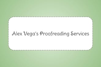 proofread assorted long documents
