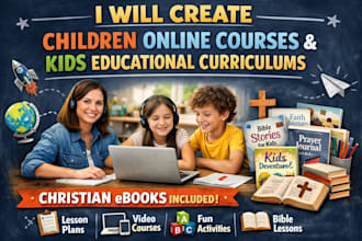 do children online course creation kids educational curriculums christian ebooks