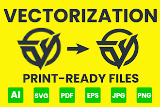 provide professional manual vector tracing