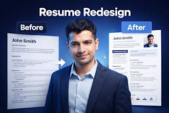 redesign your resume into a modern professional CV