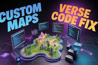 create and fix custom fortnite uefn map verse code in unreal engine