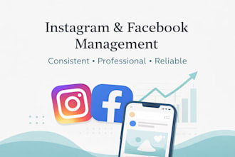 manage your instagram and facebook accounts professionally