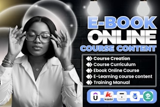 create online course, ebook online course, ebook writer and book formatting