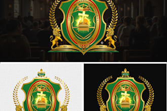 do professional business, religious, church or ministry logo with church flyer