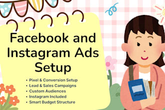 setup facebook and instagram ads for sales