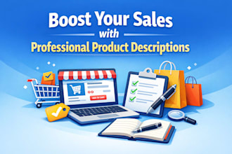 write SEO product descriptions for shopify and amazon