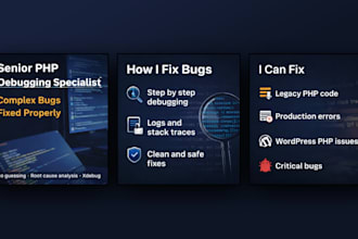 debug and fix complex PHP bugs like a senior developer