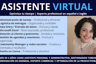reliable virtual assistant, email and scheduling