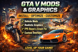 install gta v, fivem mods and fix all crashing issues