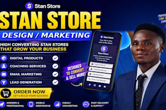 do stan store marketing, setup stan and also promote