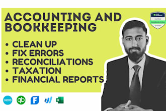 be your expert bookkeeper in qbo, xero, freshbooks, and wave