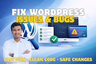 fix wordpress bugs errors or issues