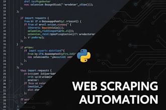 create a custom web scraper for automated data mining