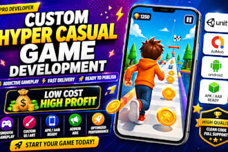 create trending hyper casual mobile games with ads and monetization