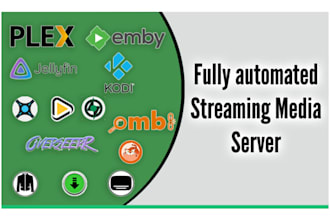 setup plex media server, jellyfin, emby unraid server, iptv, xui one