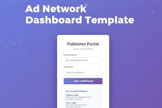 build automated looker studio dashboard for ad network with publisher portal