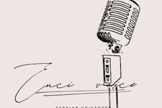 record clear serbian and english voiceovers