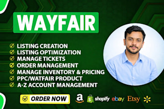 create and optimize wayfair product listings