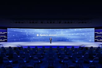 renew musical stage layout,event theatre lighting,art venue,concert launch setup
