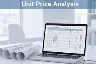 prepare construction cost spreadsheets  and budgets in excel