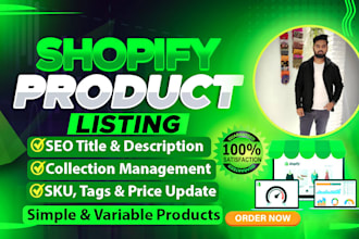 upload shopify product listing with SEO alt text