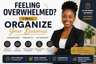 organize your business operations, workflows, and tasks for clarity