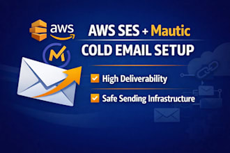 build cold emails infrastructure with mautic and amazon ses