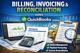 do billing, invoicing and reconciliation using quickbooks online