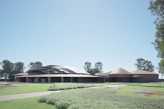 realistic 3d architectural visualization and rendering
