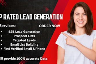lead generation, b2b leads, email lists, prospect lists