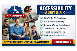 manually audit and fix your website for wcag ada vpat accessibility compliance