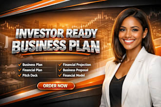 write investor ready business plan for startups, business proposal for startups