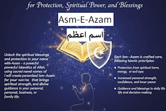 create your ism e azam for protection spiritual