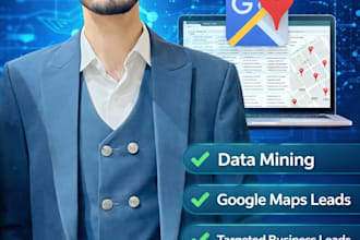 do google maps, directories, lead generation,data scraping, extraction