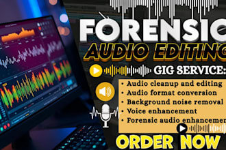 enhance unclear audio, reduce background noise, cleanup audio and clean speech