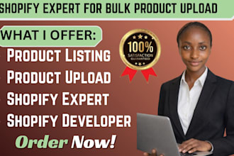 be your shopify expert for bulk product upload supplier reserch integration