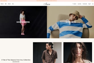 build squarespace ethical fashion website slow fashion store apparel website