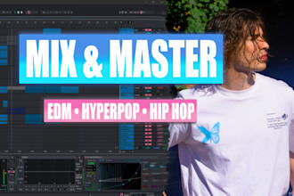 mix and master your song with modern, clean vocals