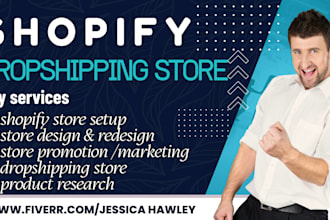 design, redesign shopify store, shopify website, shopify dropshipping store
