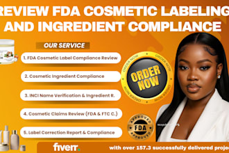 review fda cosmetics labeling and ingredient compliance