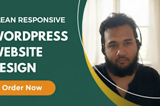 design a responsive wordpress website with divi theme
